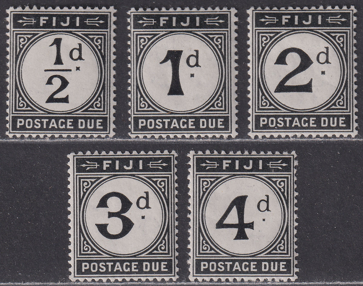 Fiji 1918 KGV Postage Due Set Mint SG D6-D10 cat £28