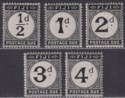 Click for more photos and details Fiji 1918 KGV Postage Due Set Mint SG D6-D10 cat £28