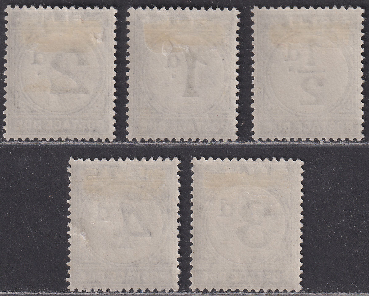 Fiji 1918 KGV Postage Due Set Mint SG D6-D10 cat £28