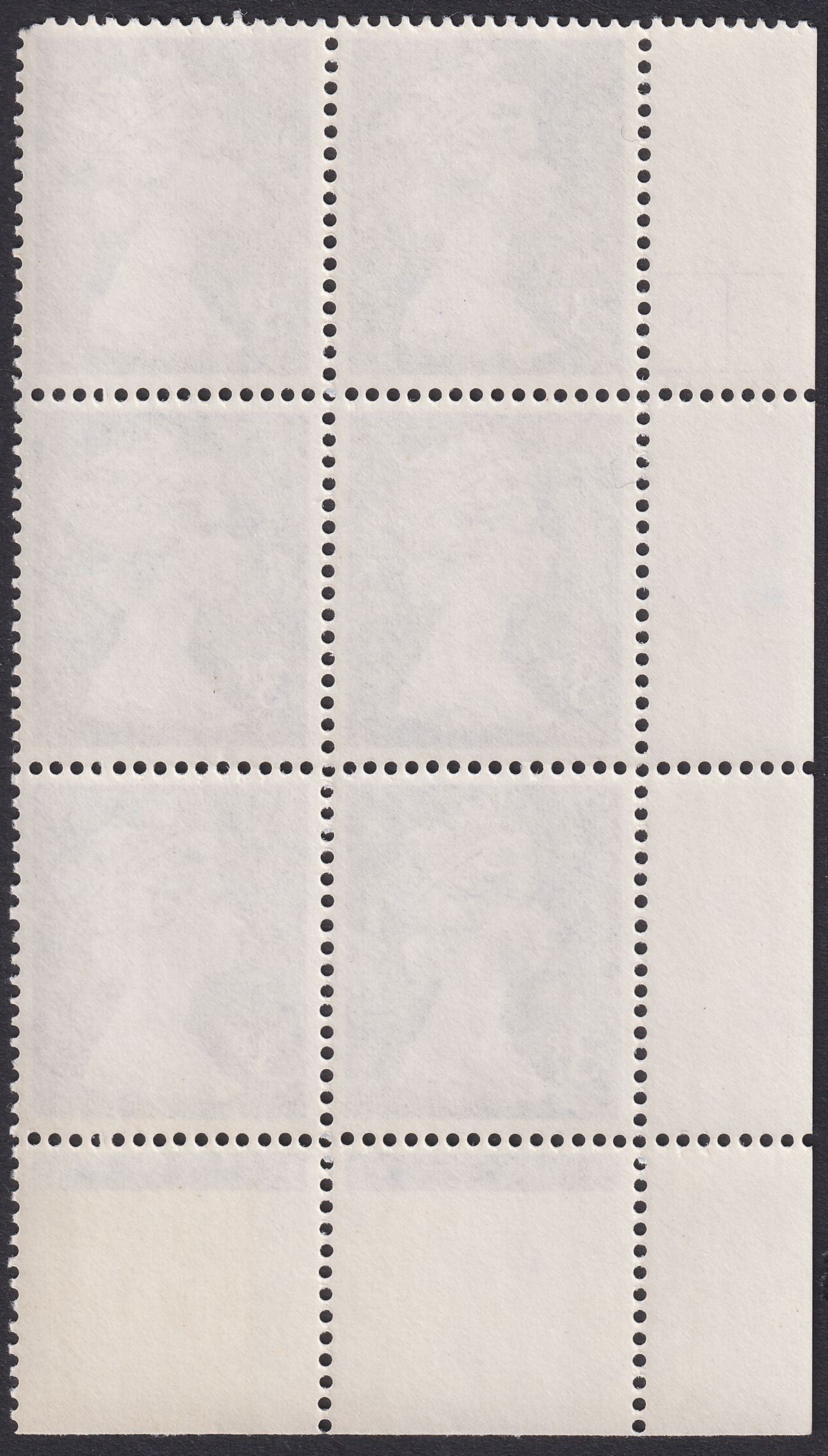 QEII 1982 Machin 3p Dot Cylinder 8 Phosphor 1 FCP/GA Block Mint SG U104 sh corn