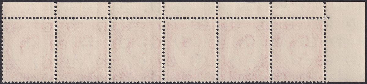QEII 1961 Wilding 2½d Type I Phosphor Left Strip of 6 UM Mint SG614b cat £270
