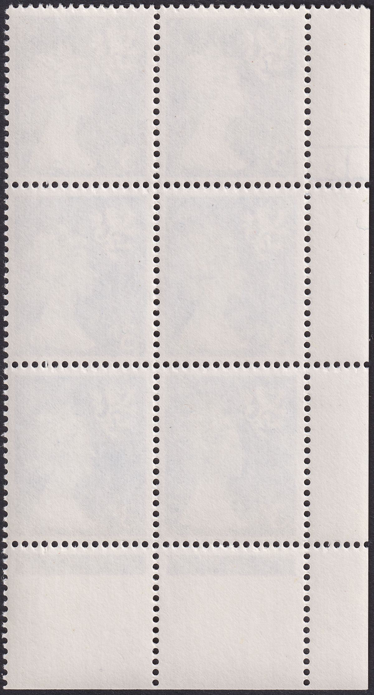 QEII 1972 Scotland Machin 3p Dot Cylinder 8 Phosphor 7 Block of 6 Mint SG XS33