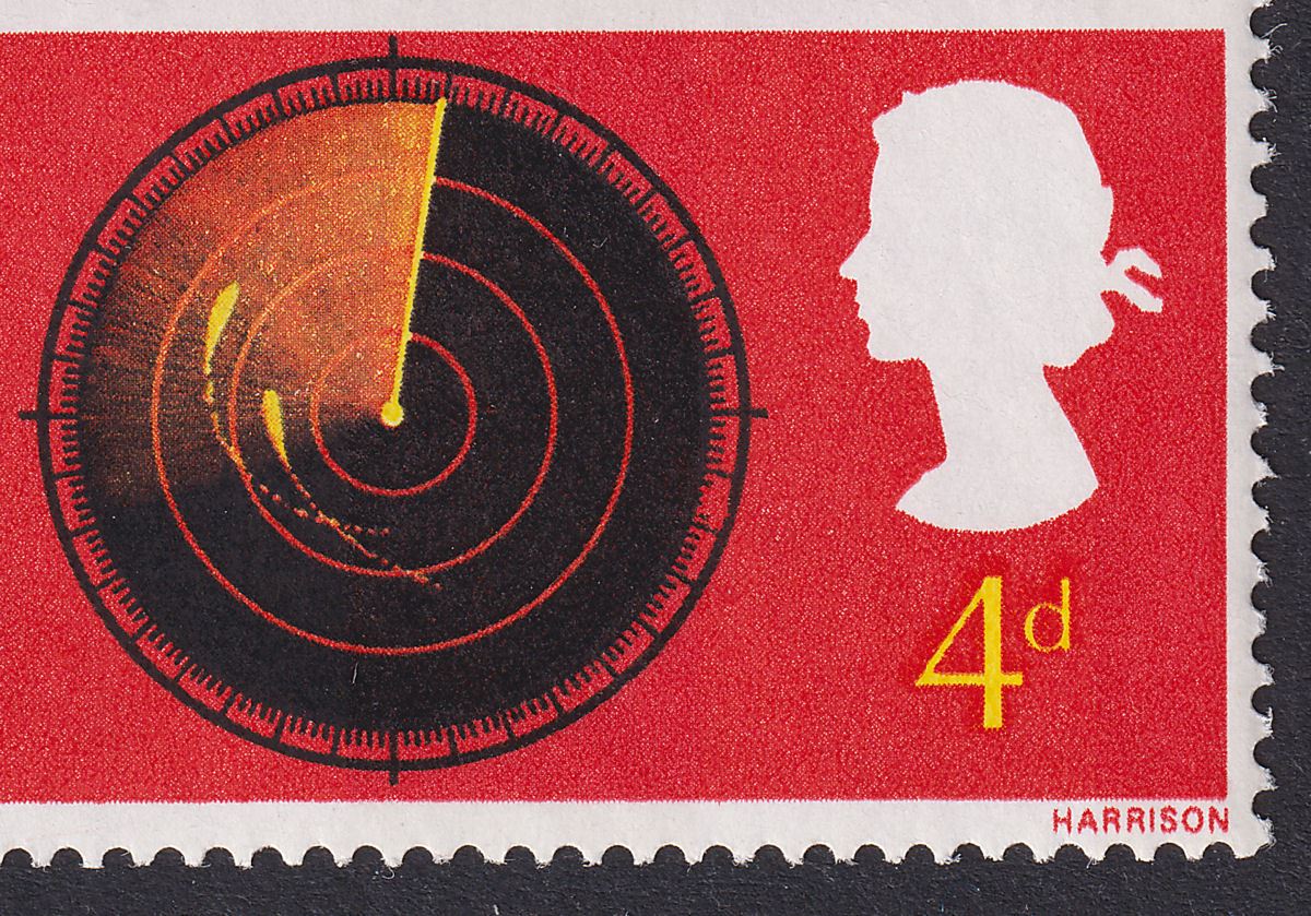 QEII 1967 Discovery 4d with Broken Scale Variety Block Mint SG752a cat £45 MNH