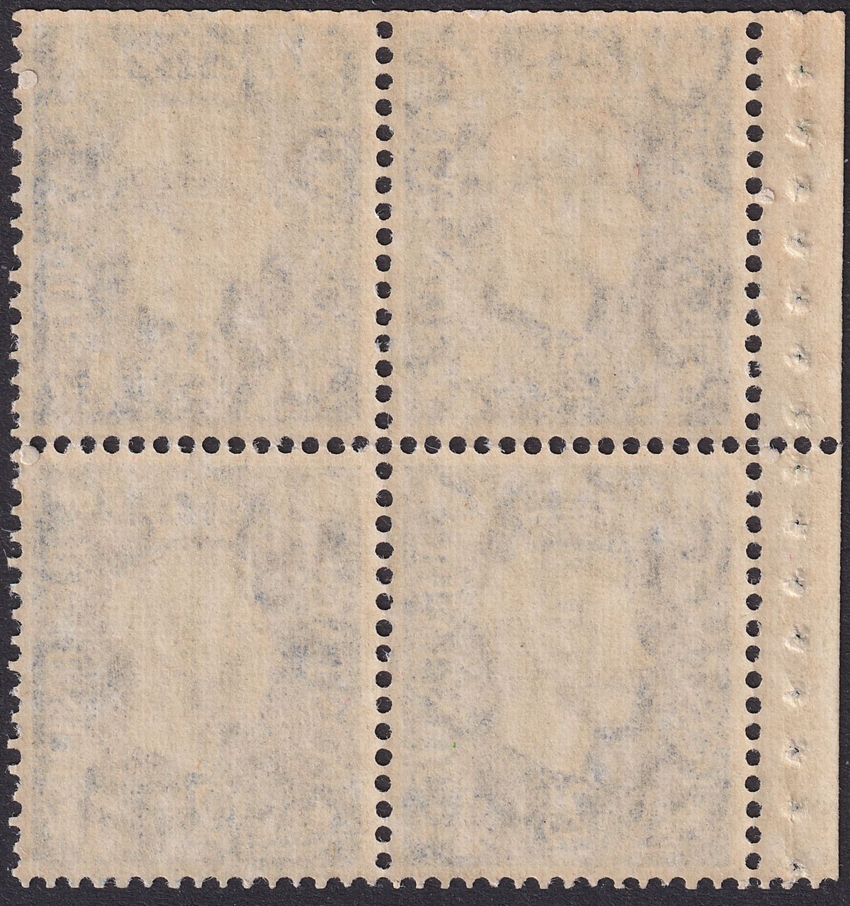 King George VI 1937 2½d Ultra Watermark Inverted Block of 4 Mint SG466Wi cat£220