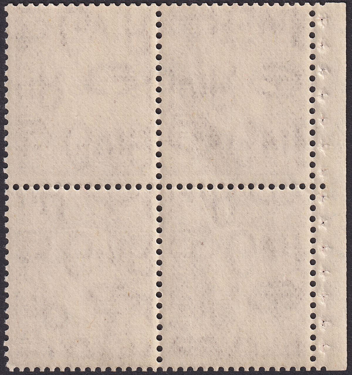 King George VI 1937 1½d Brown Watermark Inverted Block of 4 Mint SG464Wi cat £60