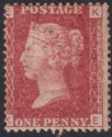 Click for more photos and details Queen Victoria 1864 1d Red Plate 196 Mint cat £70 with gum crazing