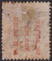 QV 1867 1d Rose-Red w WH Smith Underprint in Red Used Plate 103 SG PP285