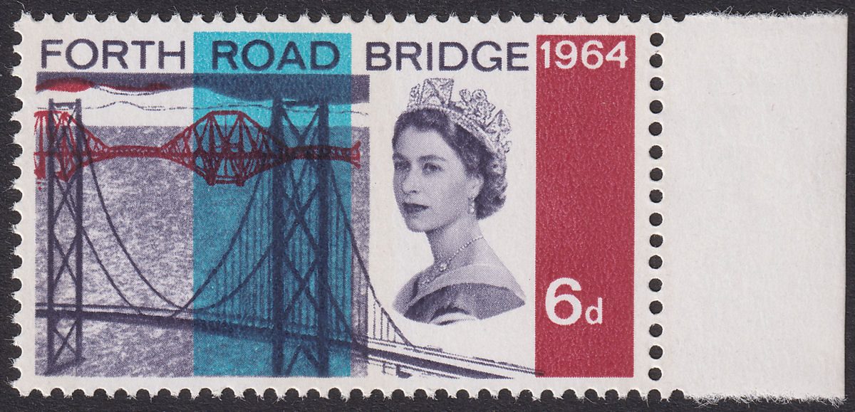 QEII 1964 Forth Bridge 6d Phosphor wmk Inverted Mint SG660pWi cat £650