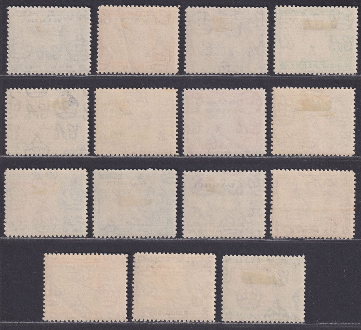 Gambia 1938-46 King George VI and Elephant Set to 5sh Mint SG150-160 cat £130