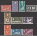 Click for more photos and details South Georgia 1963 Queen Elizabeth II Set to 1sh Mint SG1-10