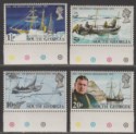 Click for more photos and details South Georgia 1972 QEII 50th Death Anniv of Shackleton Set Mint SG32-35 MNH