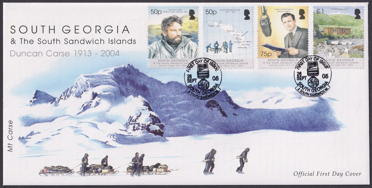 South Georgia + Sth Sandwich Is 2005 Duncan Carse Official First Day Cover