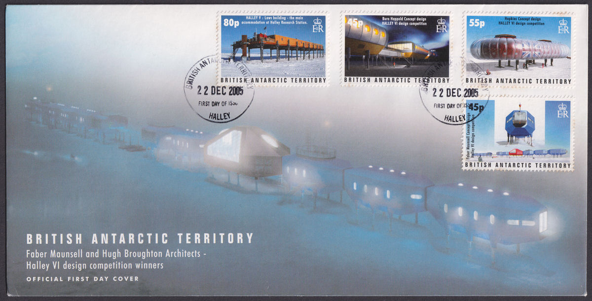 British Antarctic Territory 2005 Halley VI Design Official First Day Cover