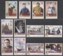 South Georgia + Sth Sandwich Is 2009 Shackleton Commemoration Set Used SG467-478