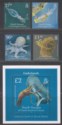 South Georgia + Sth Sandwich Is 2010 QEII Cephalopods Set + MS Mint SG487-MS491