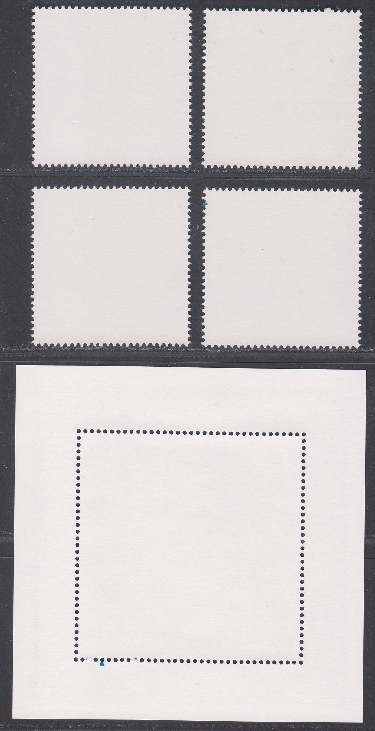 South Georgia + Sth Sandwich Is 2010 QEII Cephalopods Set + MS Mint SG487-MS491