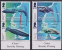 Click for more photos and details South Georgia + Sth Sandwich Is 2018 Migratory Species Whales (2 Pairs) Set Mint