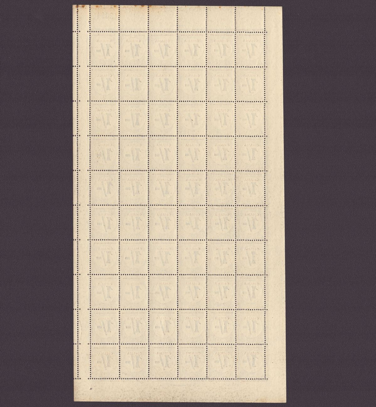 Ghana 1958 QEII Postage Due Overprint Set of Full Sheets Mint D9-D13 Gold Coast