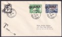 Click for more photos and details Ghana 1957 1½d, 1d Used on Cover with LABADI Postmark + Postage Due 1d