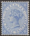 Click for more photos and details Gibraltar 1898 QV 2½d Bright Ultramarine Mint SG42