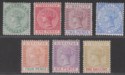 Click for more photos and details Gibraltar 1898 Queen Victoria Set Mint SG39-45 cat £190