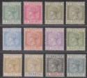 Click for more photos and details Gibraltar 1889 QV Spanish Currency Set Mint SG22-33 cat £225