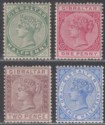 Click for more photos and details Gibraltar 1886-87 Queen Victoria Set to 2½d Mint / Unused SG8-11 cat £190