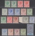 Gibraltar 1912-27 King George V Selection to 2sh Mint