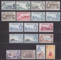 Click for more photos and details Gibraltar 1953 Queen Elizabeth II Set UM Mint SG145-158 cat £180 MNH bend on £1