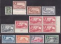 Click for more photos and details Gibraltar 1938-51 King George VI Part Set to 1sh Perf 13 Mint