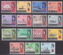 Click for more photos and details Gibraltar 1967 QEII Ships Set Used SG200-213 cat £55