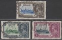 Click for more photos and details Gibraltar 1935 KGV Silver Jubilee Part Set to 1sh Used cat £43 missing 3d