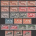 Click for more photos and details Gibraltar 1938-51 King George VI Part Set to 5sh Mint
