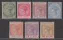 Click for more photos and details Gibraltar 1898 Queen Victoria Set Mint SG39-45 cat £190