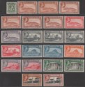 Click for more photos and details Gibraltar 1938-51 King George VI Part Set to 2sh with perf varieties Mint