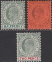 Click for more photos and details Gibraltar 1903 King Edward VII ½d, 1d, 2d Mint SG46-48 cat £84