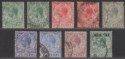 Click for more photos and details Gibraltar 1912 King George V Set to 6d with Shades Used SG76-80