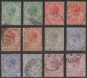 Click for more photos and details Gibraltar 1921 King George V Set to 6d Used SG89-97a inc SG94 cat £60