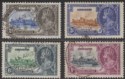Click for more photos and details Gibraltar 1935 KGV Silver Jubilee Set Used SG114-117 cat £50