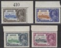 Click for more photos and details Gibraltar 1935 KGV Silver Jubilee Set Marginal Mint SG114-117 cat £35