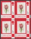 Click for more photos and details Gibraltar 1982 QEII Toothed Orchid ½p Block of 4 with 1982 Imprint Mint SG374a