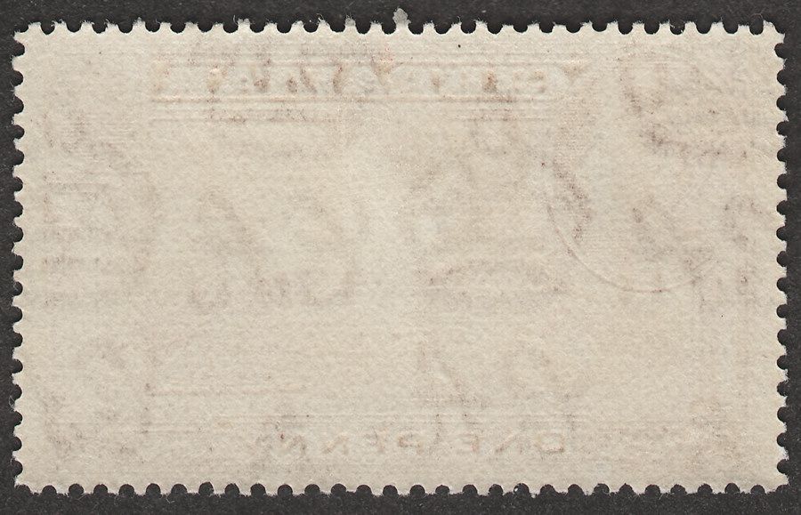 Gibraltar 1938 KGVI 1d Yellow-Brown Perf 14 Mint SG122