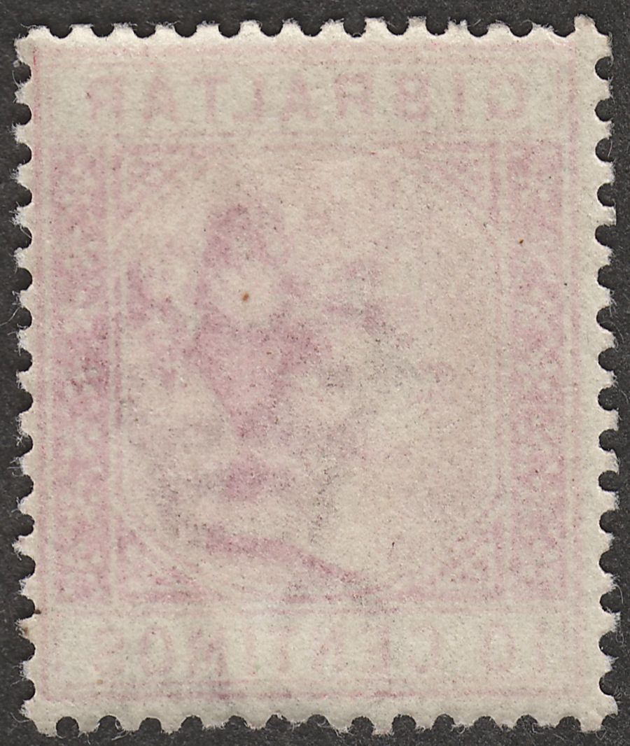 Gibraltar 1889 QV 10c Carmine Mint SG23