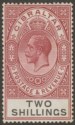Click for more photos and details Gibraltar 1929 KGV 2sh Red-Brown and Black Mint SG103 cat £10 small tone
