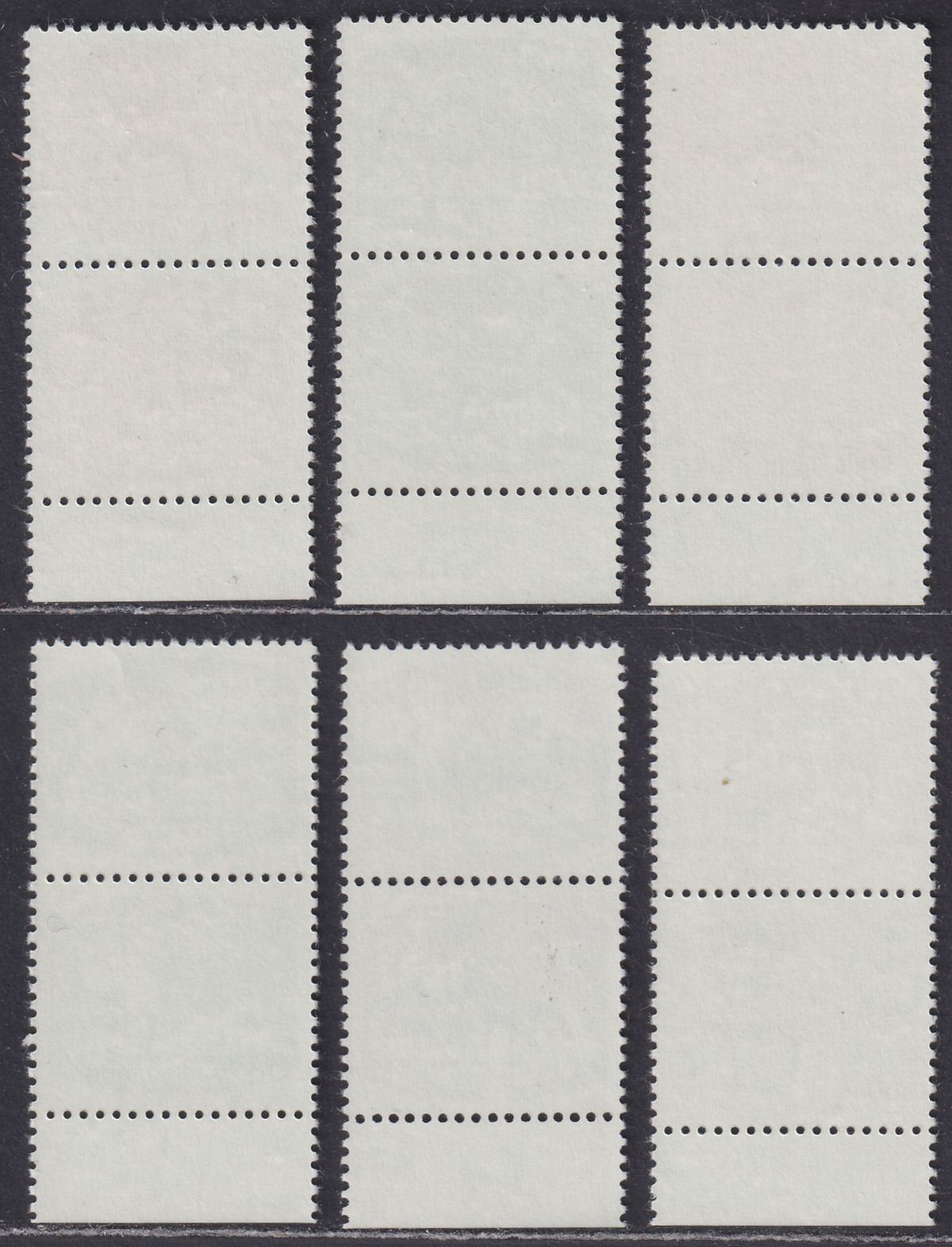 Gibraltar QEII 1976 Postage Due Pairs Set UM Mint SG D7-D12 MNH