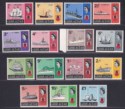 Gibraltar 1967 QEII Ships Set Mint SG200-213 cat £38