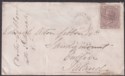 Click for more photos and details GB used Gibraltar 1862 QV 6d Used on Cover to Ireland with A26 Postmark SG Z42