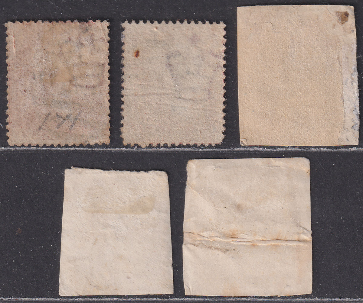 GB used Gibraltar 1864 QV 1d Plate 124 167 171 172 173 Used A26 Postmarks SG Z19