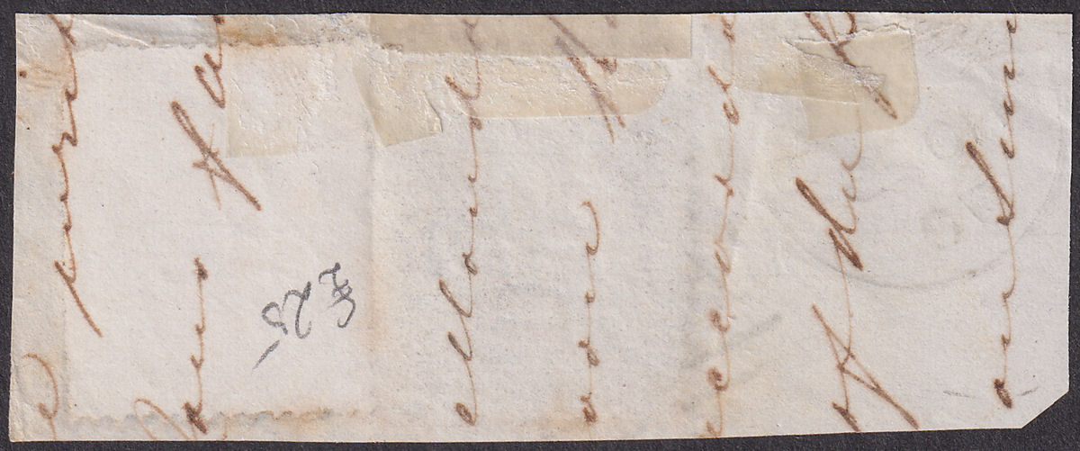 GB used Gibraltar 1870 QV 2d, 6d Used on Piece with A26 Postmarks SG Z22 SG Z46