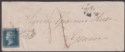 Click for more photos and details GB used Gibraltar 1868 QV 2d Used on Ship Cover to Genova w A26 Pmk SG Z22